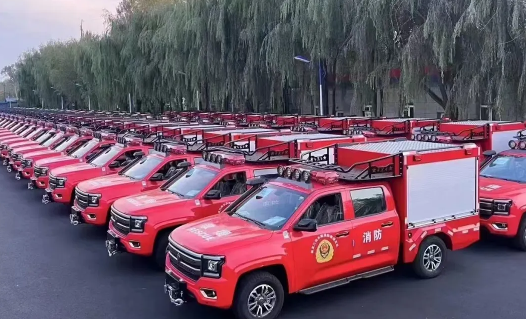 江鈴大道客制化改裝方案 59臺消防前突車成功交付 江鈴大道客制化改裝方案 59臺消防前突車成功交付
